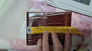 Portafoglio Uomo Crocodile Français Marrone
