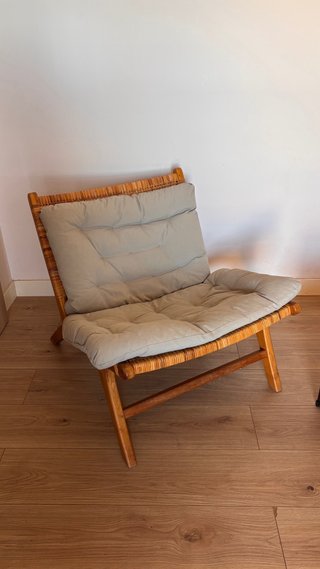 Silla Lounge de Ratán