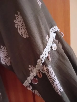 Túnica Estampada Verde Oliva