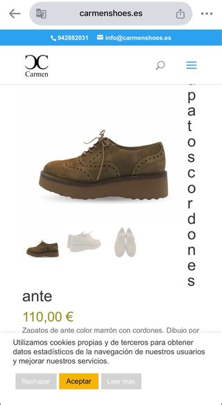 Botines de cuña ante talla 36 Alpe woman ante auté