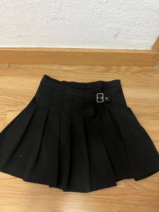 Falda Zara negra talla 164