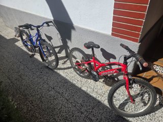 2 Bicicletas 20'' Monster BH y Monty Roja