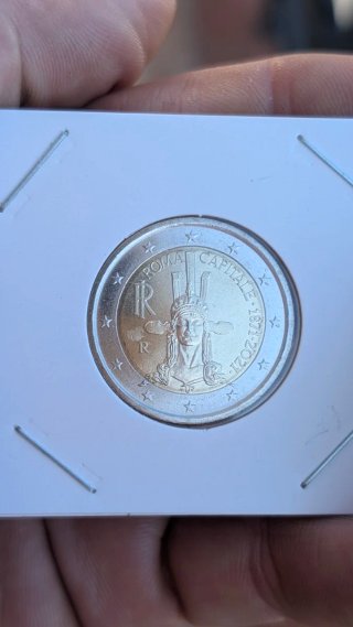 Moneda 2 Euros Italia 2021 Roma Capitale