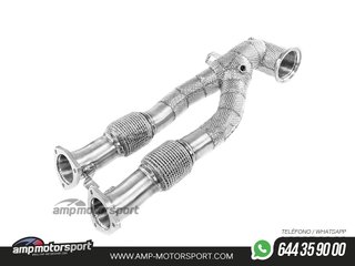 DOWNPIPE ALPHA COMPETITION PARA AUDI RS3 8V.5 SEDAN / TTRS 8S 2.5 TFSI - ANTITÉRMICO