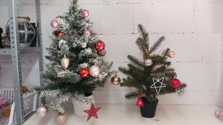 Set di 2 alberi di Natale