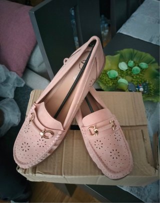 Mocasines de mujer rosa