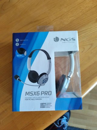 Cascos NGS MSX6 PRO con micro