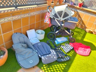 Carrito Bugaboo Fox con accesorios
