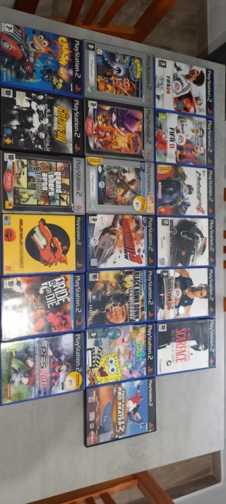 16 Juegos para PlayStation 2 precio por unidad