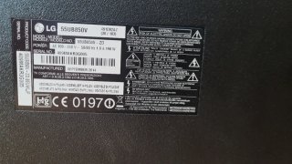 TV LG 55UB850V para piezas