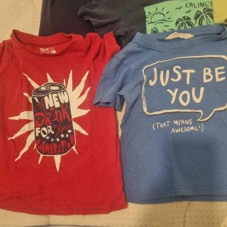 Lote 6 T-shirt a Manica Corta 2-3 Anni