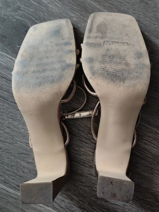 Lote Sandalias Planas Doradas Talla 37