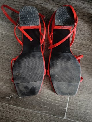Lote Sandalias Planas Doradas Talla 37