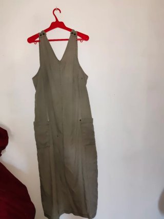 Vestido largo estilo pichi