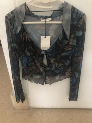 Camisa Pull&Bear Estampada Talla M