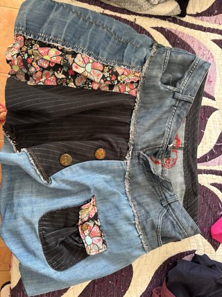 Falda Desigual Combinada