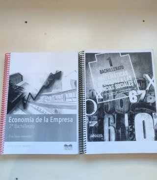 Libros 1° y 2° bachiller
