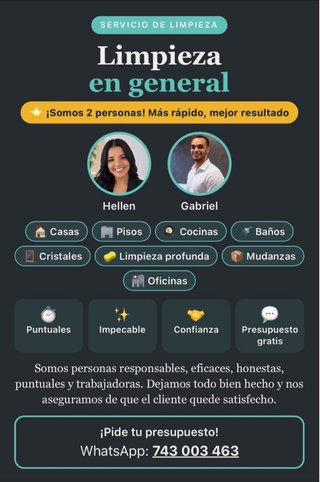 Servicios de limpieza