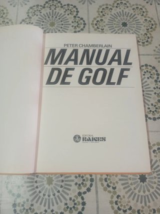Libro manual de golf