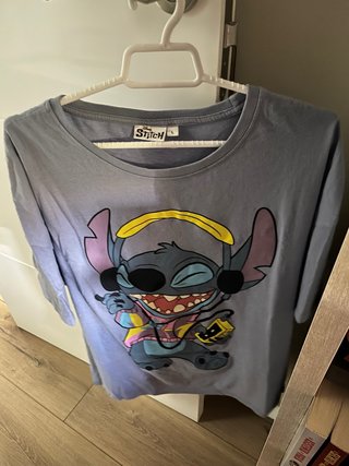 Camiseta Disney Stitch Azul Talla L