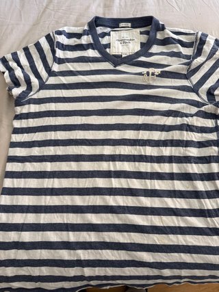 Camiseta Abercrombie & Fitch Rayas Talla XXL