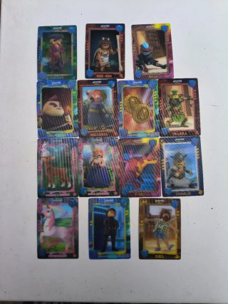 Lote Cartas 3D Playmobil La Película