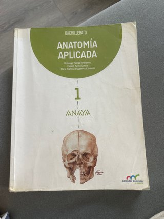 Anatomía humana, 1 Bachillerato