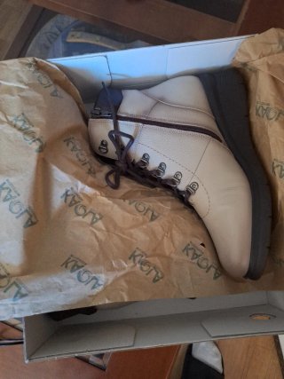 Botines mujer beige