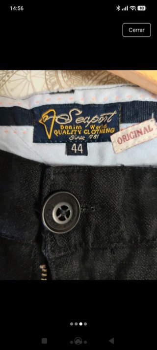 Pantalón de vestir hombre negro