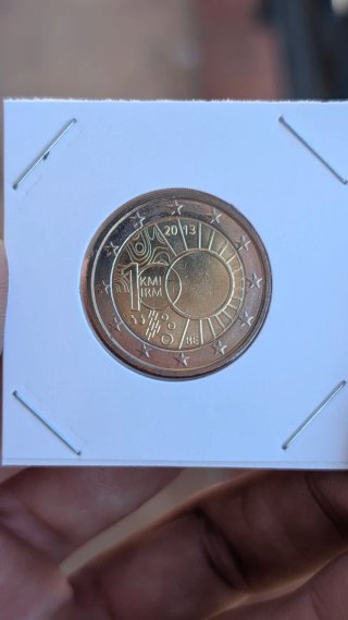 Moneda 2 Euros Bélgica 2013 Conmemorativa