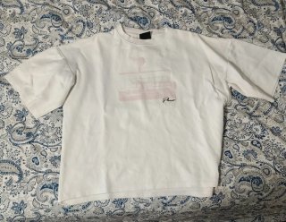 Camiseta blanca de pull and bear talla s