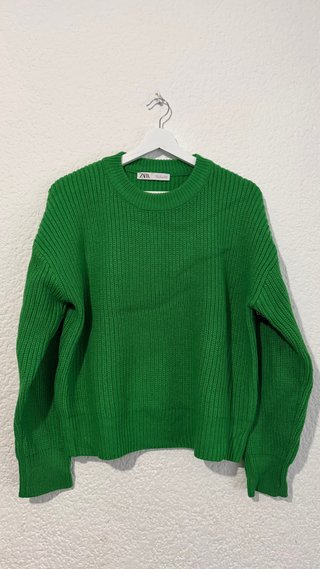 Jersey Zara Verde Talla Única