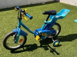 Bicicleta infantil Btwin azul