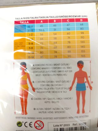 Disfraz Esqueleto Talla 10-12 Años