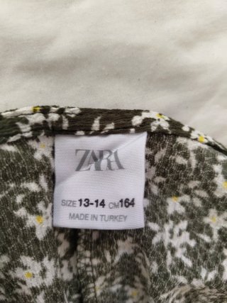 Mono largo Zara floral verde