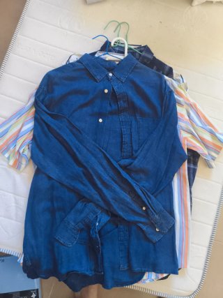 Camisa vaquera azul