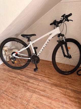 Bicicleta Infantil Rockrider Blanca