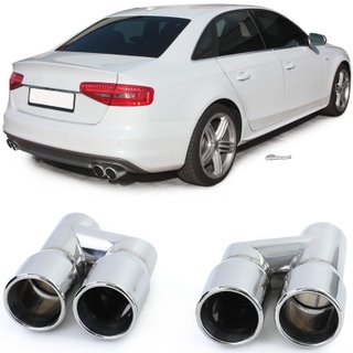 COLAS DE ESCAPE DOBLES PARA AUDI A4 B8