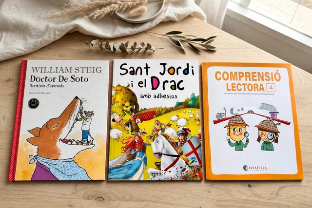 Lote 3 libros infantiles en catalán