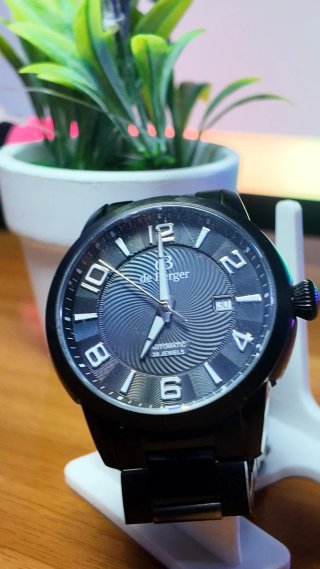 Reloj automático Negro