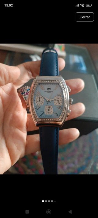 Reloj TechnoMarine Cronógrafo Bisel Diamantes