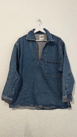 Blusa vaquera Zara talla única