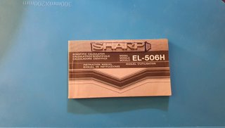 Manual instrucciones calculadora Sharp EL-506H