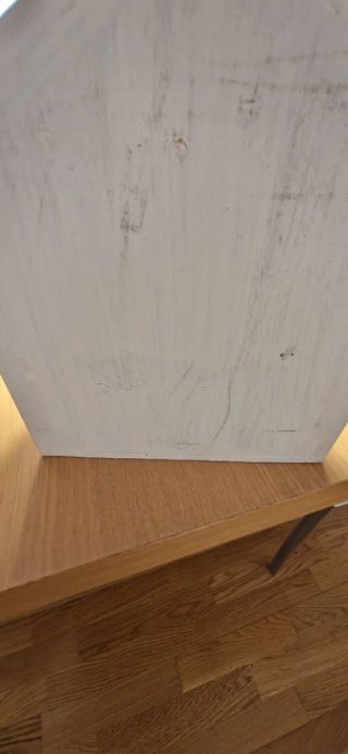 Set di 2 Casette in Legno Bianche