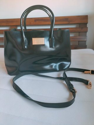 Bolso Bimba y Lola Negro de Charol