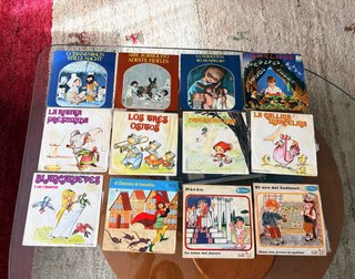 Lote de 12 Discos Infantiles Vintage