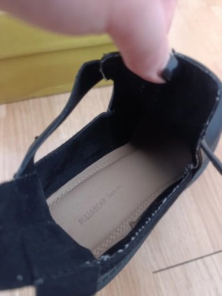 Botines plataforma tacón negros mujer