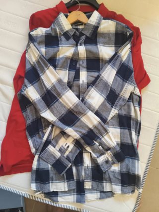 Camisa de cuadros LIVERGY Talla M