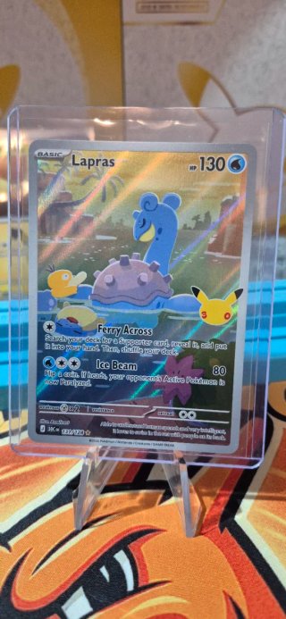 Carta Pokémon Lapras 30 Aniversario Inglés AR