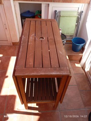Set da esterno con tavolo e 4 sedie